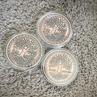 Lot Of 3 Tree Of Life Copper Rounds 5 Oz Each  999 Fine Copper Bullion