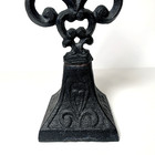 Cast Iron Fleur De Lis Fence Finial Post Topper Scroll Architectural Decor 9 