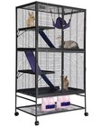 4-tiers Small Animal Cage  Indoor Small Animal Cage For Ferrets  Chinchillas