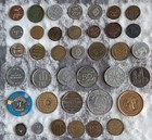 Lot Of 38 Misc  Mix Tokens - Coins - Exonumia - Really Nice Vintage Pieces
