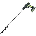 3  Wide Electric Post Hole Digger - 32  Deep Earth Auger Tool For Fencing   Tren