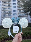 2026 New Disney Riviera Resort Minnie White   Blue  Ear Loungefly Headband