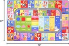   Children s Educational Rug  Children s Series Learning Rug  4x6 Feet