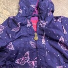 London Fog Kids  Purple Butterfly Raincoat
