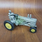 Vintage 1940  Eska Farm Toy John Deere A Tractor Aluminum