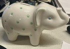 Tiffany   Co Elephant Piggy Bank With Green Dots  Made In Italy