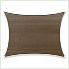 Colourtree Brown Custom Size Rectangle Sun Shade Sail Canopy Fabric Cover Patio