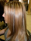 Usa 600 Strands Hair Tinsel Sparkle Holographic Glitter Extensions Lavenda