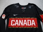 Canada Hockey Jersey Mens S Black Nike Olympic Iihf Team Embroidered