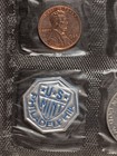 1960 Us Mint Proof Set 5 Coins 90  Silver Original Envelope   Cello Flat Pack