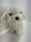 Vintage 1985 Dakin White Puppy Dog Plush Stuffed Animal Toy 10 Inch