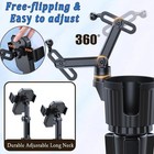 360   Universal Cup Holder Car Mount Cradle For Cell Phone Drink Organizer Holder