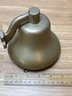 Real Nice  Heavy - Original - Antique - Solid Brass Nautical Bell - Great Sound