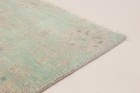 Traditional Cyan Hand-knotted Oriental 8 2  X 10 2  Wool Area Rug