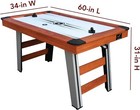 New Dorsett Bg50387 5 Ft Arcade Air Hockey Table With Electronic Scorer 