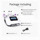 S-shape 6 In 1  30k Cavitation Machine With Laser Lipo Pads Body Sculpting