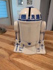 True Vintage 1977 R2d2 Ceramic 8    Coin Bank W plug Star Wars 20th Century Fox 