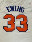 New Patrick Ewing Jersey Sewn Medium Stitched  33 White Mens Slim