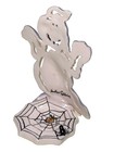 Boo The Ghost Tealight Candle Holder Blue Sky Heather Goldminc Halloween