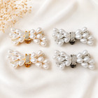 Pearl Bridal Shoe Clips Wedding Shoe Accessories Rhinestone Clip On