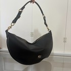 Paige Sling Black Leather Shoulder Cen32