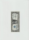 1935  1 One Dollar Plain Double Date Silver Certificate Unc