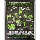 Snoop Dogg Xzibit Tha Eastsidaz Tour Poster 2001 Vancouver Bc Canada Rap Hip Hop