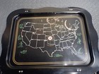 Rare Vintage 1950s Texaco Advertising Tv Tray Texaco In All 48 States Man Cave 2