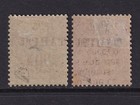 French Tahiti 1893 Yv 25 29 Signed Brun Mlh Vf    Cat Value  155