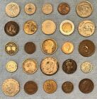 Lot Of 25 Old World Foreign Coins  16