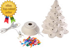 Ready To Paint Ceramic Bisque  Large 15 5  Christmas Tree   Base - Light Up  - E
