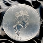 1997 Canadian 5 Dollars 1oz 9999 Silver Maple Leaf Sealed Rcm Bu