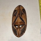 Papua New Guinea Sepik River Timbunke Village Tribal Spirit Mask Carved Wood Art
