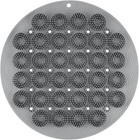 Silicone Body Scrub Brush Back Scrubber Exfoliating Bath Shower Massage Pad Gray