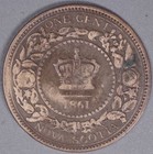 1861 Canada Provinces  Nova Scotia  1 Cent  Victoria