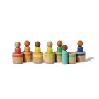 Lovevery Post   Play Peg People Baby Toy - 7ct