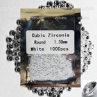 Cubic Zirconia Loose Stone Each 1000 Pcs 0 8 - 2 00 Mm Great Quality Ship In Us1