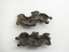 Japanese Metal Menuki Sword Grip Ornaments Samurai Katana 15x33mm
