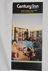 Century Inn  phoenix  Arizona  Hotel Brochure   1980-81 Room Price List