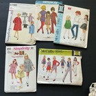 Vintage Sewing Pattern Lot Girls 10 50s 60s 70s Dresses Sportswear Cape More