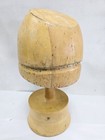 Vtg Wood Wooden Hat Block Head Style Form Mold Display  Mold Millinery 22 in  15