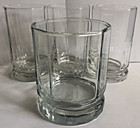 Anchor Hocking Essex Clear Double Old Fashioned 8 Oz Juice Glasses 7 Oz Set Of 4