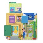 Melissa   Doug Sesame Street Wooden Daily Routines Activity Board  Interactive