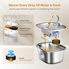 Hbn 108oz 3 2l Cat Water Fountain Stainless Steel  Automatic Pet Water Dispenser
