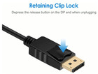 Rankie Displayport  dp  To Vga Adapter  Gold Plated Converter  Black Computer