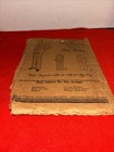 Rare Antique Butterick 1920s Mens Pajamas New Deltor 3569 Pattern Breast 40   