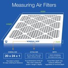 Nordic Pure 20x24x1 Pleated Merv 8 Plus Carbon Air Filters 12 Pack