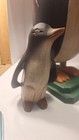 Antique Lot Of 3 Vintage Penguin Folk Art Carved Wood Painted  19 1 2  H
