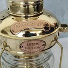 Brass Anchor Oil Lamp 14  Nautical Maritime Ship Lantern Vintage Boat Light Deco