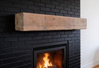 Barn Wood  Fireplace Mantel  Beam  Rustic  Salvage  Reclaimed   8x8x48  